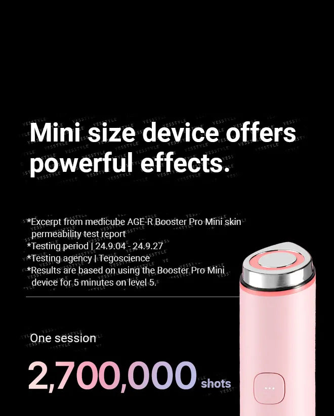 Medicube AGE‑R Booster Pro Mini Pink: Tecnología coreana para una piel radiante