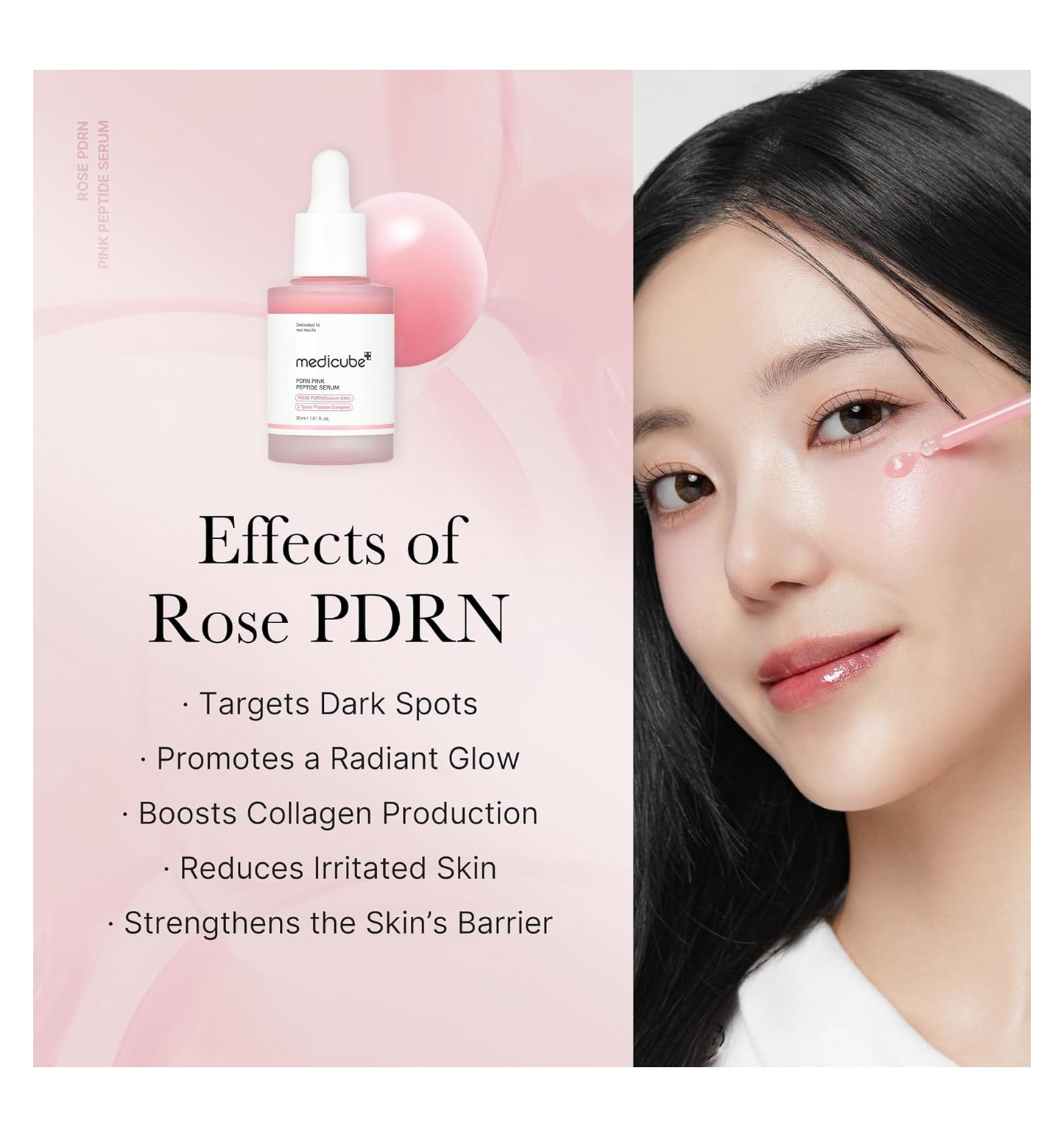 MEDICUBE - PDRN Pink Peptide Serum con ADN de Salmón