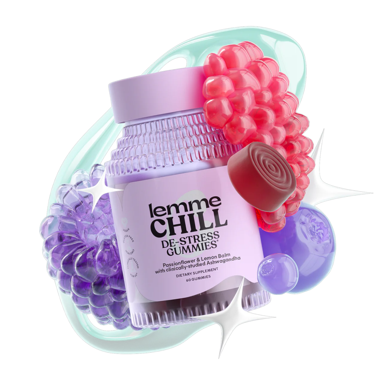 ✨ Lemme Chill Gummies – Gomitas relajantes con Ashwagandha KSM‑66®